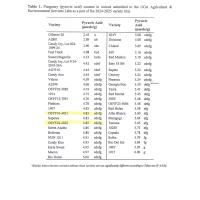 Pungency (Pyruvic) Test for 2024/2025 Trials Georgia