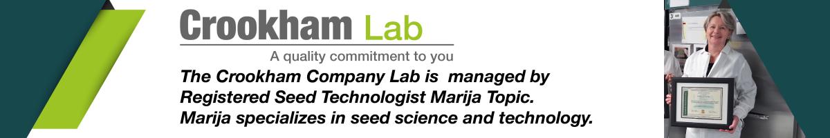 Lab Manager Marija Topic hold USDA Certification